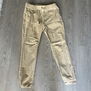 PacSun Khaki Slim Jogger Pants